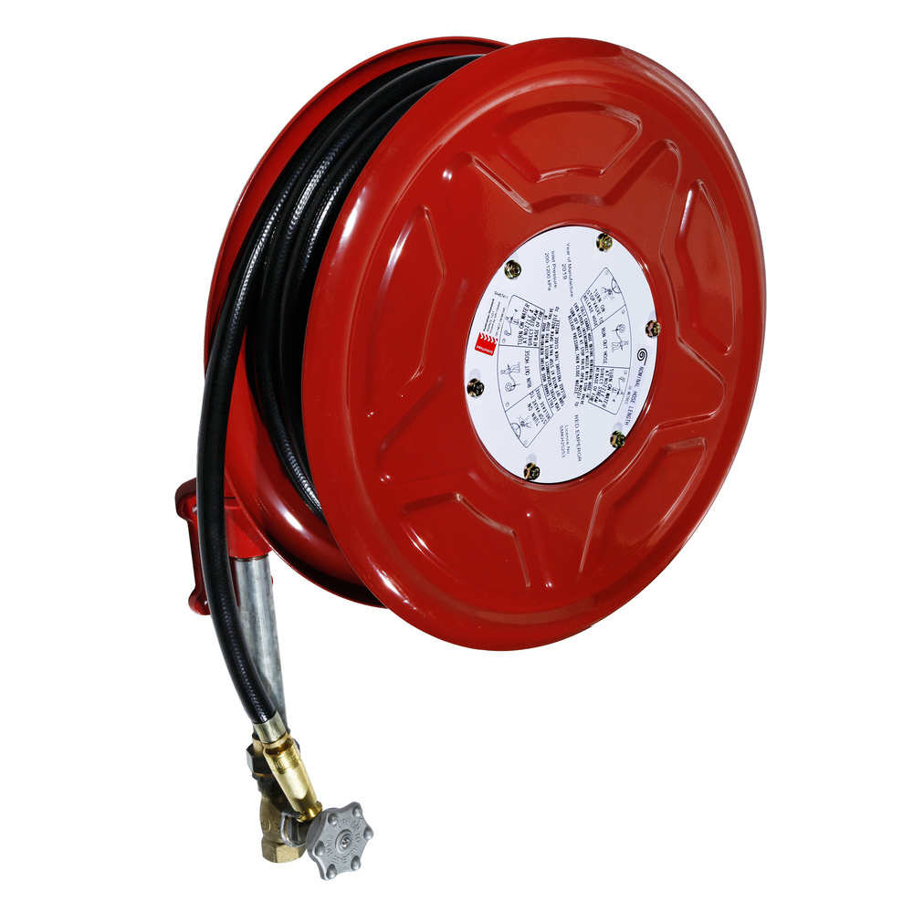 Red Emperor® G Series Premium Swing Fire Hose Reel LH/RH with Fixed  Waterway 36m – Red