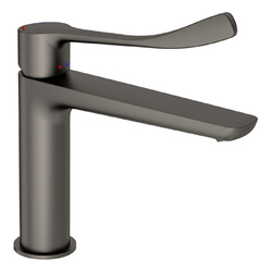 GalvinAssist® BC Lead Safe™ Short Sink Mixer with Long Flared Handle H&C