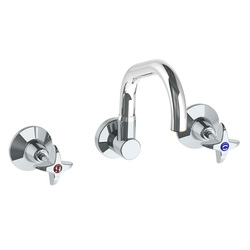 Vandal Resistant CP-BS Lead Safe™ J/V Wall Sink Set with 150 Swivel Spout & Aerator