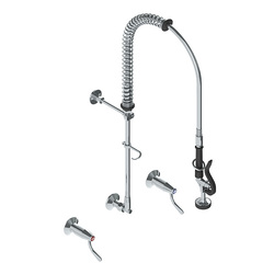 Ezy-Wash® CP-BS Lead Safe™ Wall Mtd Concealed Mixing Pre-Rinse Unit Type 82 Wall Tap - Standard