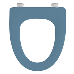 Pressalit Single Flap Toilet Seat - Bermuda Blue