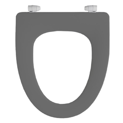 Pressalit Single Flap Toilet Seat - Grey