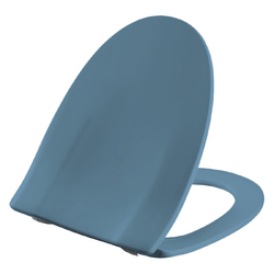 Pressalit Double Flap Toilet Seat - Bermuda Blue