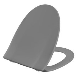 Pressalit Double Flap Toilet Seat - Grey 