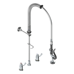 Ezy-Wash CP-BS Lead Safe™ Hob Mtd Exposed Mixing Pre-Rinse Unit Type 83 MI Inlet (Standard/Pot Filler)