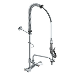 Ezy-Wash® CP-BS Lead Safe™ Hob Mtd Twin Mixer Pre-Rinse Unit Type 100 Flex Tail (Standard/Pot Filler)