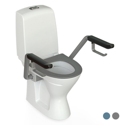 Ifo Spira 6261 Toilet with Pressalit Single Flap Seat, Support Arms & Nurse Call RH